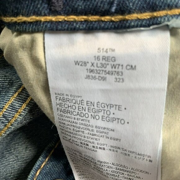 Levi’s Performance 514 Straight Leg Boys 16 - Picture 11 of 13